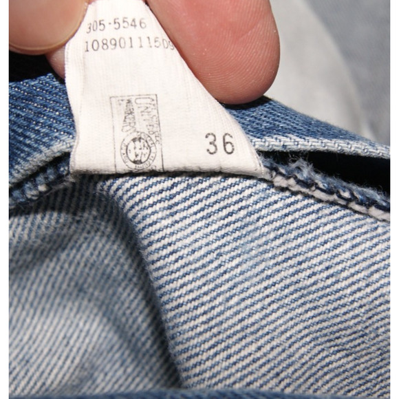 VINTAGE 90s Lee SZ 16 Med (30Wx29L) Vintage Tapered Mom High Rise Blue Jeans USA - Picture 6 of 12